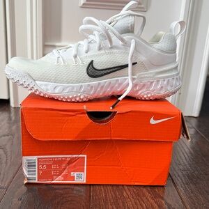 Nike White Huarache Elite TF LAX White New in box turf sneakers. Size 7 women